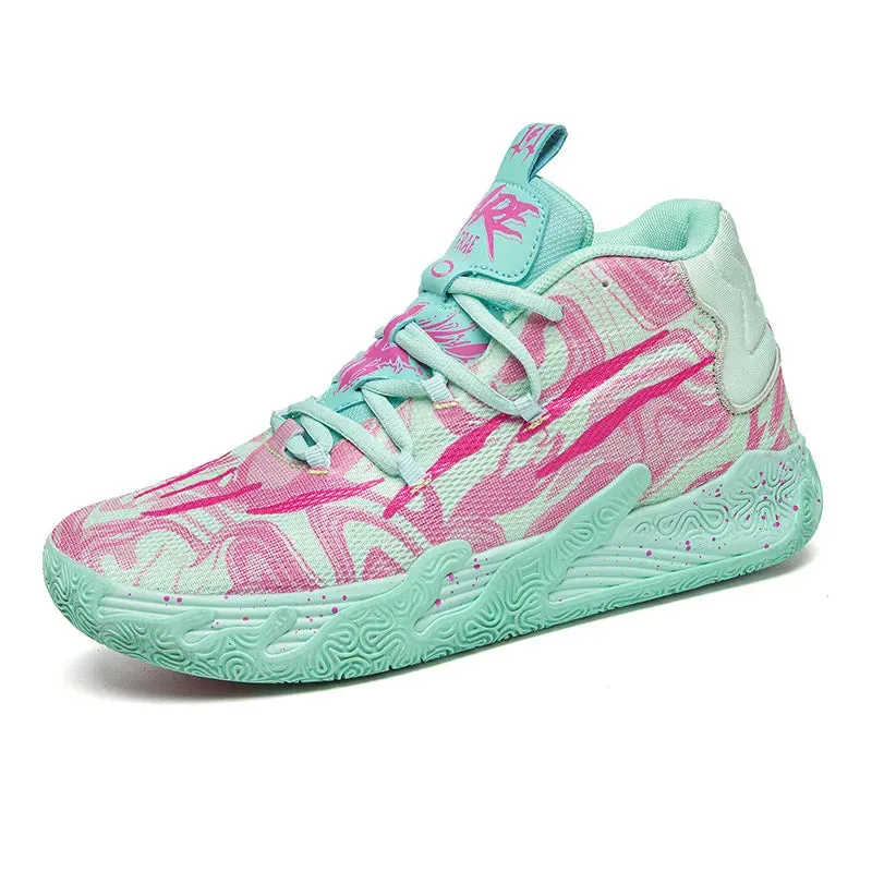 High Quality Unisex Colorful Basketball Sneakers ccAnti-shock Athletic Shoes